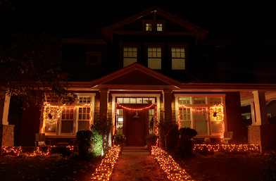 Light up your house for Halloween night. It could help scare off intruders.